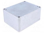 Enclosure: multipurpose | X: 90mm | Y: 115mm | Z: 55mm | aluminium | IP65