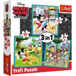 M&auml;nguala | PC | Konsoolid | Tarvikud // Harivad m&auml;nguasjad | Interaktiivsed | Loomingulised | Kunstilised // Puzzle - 3w1 (20, 36, 50) - Myszka Miki z przyjaci&oacute;łmi - Trefl 34846