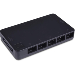 Alphacool Core 10x 4-Pin PWM Splitter (black, with SATA power connector)