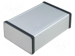 Enclosure: with panel | 1455 | X: 103mm | Y: 160mm | Z: 53mm | aluminium