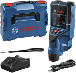 Bosch Wallscanner D-tect 200 C Professional, 12V, locating device (blue/black, Li-ion battery 2.0 Ah, in L-BOXX 136)