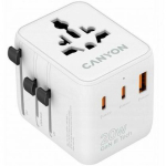 Converter Canyon Travel Adapter OnTour 20 EU/UK/US/AUS 20W , White