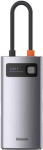 Converter Baseus Hub 4in1 CAHUB-CY0G Silver