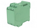 Enclosure: for DIN rail mounting | polyamide | green | terminals: 32