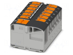 Splice terminal: rail | 24A | 450V | push-in | PA | L: 21.7mm | 0.14&divide;4mm2