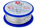 Silver plated copper wires | 1.5mm | 100g | 6m | -200&divide;800&deg;C
