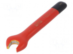 Key | insulated,spanner | 14mm | IEC 60900,VDE | tool steel | 140mm