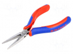 Pliers | flat,elongated | 145mm