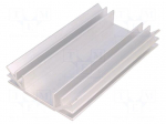 Heatsink: extruded | U | L: 120mm | W: 70mm | H: 19mm | aluminium