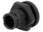 Connector: circular | Series: EN2 | socket | male | THT | PIN: 4 | 5A | IP68