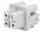 Connector: HAN | female | Han A | PIN: 4 | 3+PE | size 3A | screw terminal
