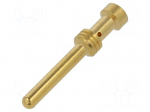 Contact | male | 1.5mm2 | Han E | gold-plated | crimped | 16A