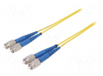 Fiber patch cord | both sides,FC/UPC | 1m | Optical fiber: 9/125um
