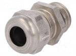 Cable gland | M10 | 1,5 | IP68 | Mat: stainless steel