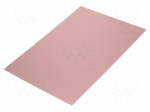 Laminate | FR4 | 1mm | L: 420mm | W: 297mm | Coating: copper | double sided