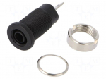 Laboratory connector: 4mm banana | socket | 1000VDC | 24A | 24.5mm