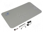 Protective bench kit | ESD | 600x1200mm | Thk: 2mm | grey | 1M&Omega;/km