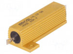Resistor: wire-wound | with heatsink | screw | 25&Omega; | 50W | &plusmn;1%