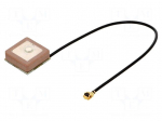 Antenna | GPS | 0dBi | RHCP | Mounting: for building in | 50&Omega; | 1,575GHz