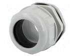 Cable gland | M63 | 1,5 | IP68 | Mat: polyamide | dark grey | UL94V-2