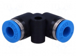 Push-in fitting | angled 90&deg; | -0.95&divide;6bar | &Oslash;in: 4mm | &Oslash;out: 4mm