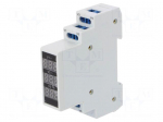 Module: voltage indicator | 3x80&divide;500VAC | IP20 | DIN | Display: LED