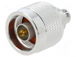 Connector: N | terminator | male | gold-plated | PTFE | 50&Omega;