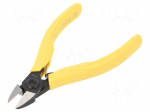Pliers | side,cutting,precision | ESD | oval head,blackened tool