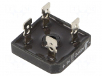 Bridge rectifier: single-phase | Urmax: 1.6kV | Ufmax: 1.2V | square