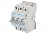 Circuit breaker | 230/400VAC | Inom: 25A | Poles: 3 | Charact: D | 10kA