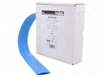 Heat shrink sleeve | glueless | 2: 1 | 25.4mm | L: 5m | blue | polyolefine