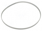 Timing belt | T5 | W: 10mm | H: 2.2mm | Lw: 750mm | Tooth height: 1.2mm