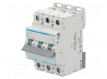 Circuit breaker | 230/400VAC | Inom: 6A | Poles: 3 | Charact: C | 10kA
