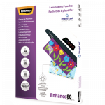Fellowes | Laminating Pouch PREMIUM | A4 | Clear | Enhance 80 Micron thickness