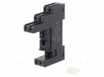 Socket | PIN: 8 | 10A | 250VAC | on panel,for DIN rail mounting