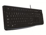 LOGI K120 Corded Keyboard black OEM RUS