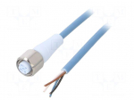 Cable: for sensors/automation | M12 | PIN: 4 | straight | 20m | plug