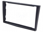 Radio frame | Opel | 2 DIN | black