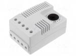 Sensor: hygrostat | 40&divide;90%RH | Usup: 230VAC | OUT: SPDT | 0&divide;60&deg;C | IP20