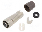 Connector: circular | plug | female | LF | 2A | 300VAC | PIN: 6 | straight