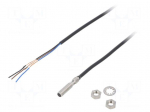 Sensor: inductive | OUT: PNP / NC | 0&divide;1.2mm | 10&divide;30VDC | M5 | 2m | IP67