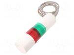 Signalling column | red/green | LED | 24VDC | Sound level: 88dB | IP65