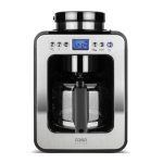 Caso | Design Compact Coffee Maker with Grinder | Pump pressure Not applicable bar | 600 W | Manual | Black/Stainless steel
