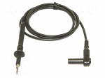 Test lead | 20A | probe tip,angular banana plug 4mm | Urated: 1kV