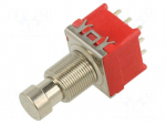 Switch: push-button | Pos: 2 | 3PDT | 1A/9VDC | ON-ON | Leads: for PCB