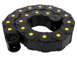 Cable chain | Protection | Bend.rad: 125mm | L: 1000mm