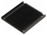 Heatsink: extruded | grilled | for inverters | L: 57.9mm | W: 61mm