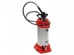 Compression sprayer | for alkalis | stainless steel | industrial