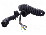 EMobility: cable | 1x0.5mm2,5x6mm2 | 480VAC | 26.6kW | IP44 | 4m | 32A