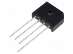 Bridge rectifier: single-phase | Urmax: 600V | If: 8A | Ifsm: 300A